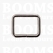 Square ring (open) silver coloured 30 × 22 mm, wire Ø 4 mm (per 10 ) - pict. 1