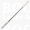 Stainless steel edge paddle length 20,4 cm, width of the paddle 0,9 cm