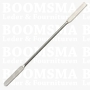 Stainless steel edge paddle length 20,4 cm, width of the paddle 0,9 cm