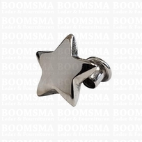 Star rivet  silver Ø 12 mm (per 10)
