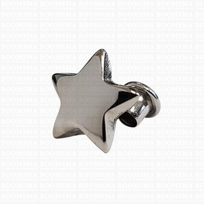 Star rivet  silver Ø 12 mm (per 10) - pict. 1