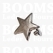 Star rivet  silver Ø 17 mm short shank (per 10 ) - pict. 1