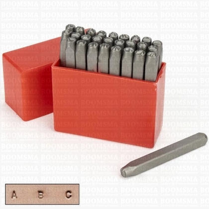 Steel alphabet set alphabetset 3 mm (per set) - pict. 1