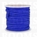 Suedine lace Royal blue Width 3 mm, 22.8 meters - pict. 1