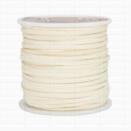 Suedine lace cream  Width 3 mm, 22.8 meters - pict. 1