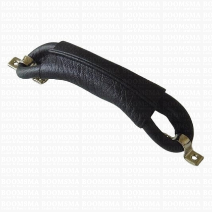 Suitcase handle skai (= artificial leather) black - pict. 1