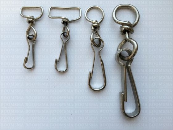 Swivel lanyard hooks silver - pict. 3