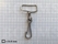 Swivel lanyard hooks silver eye 2,5 cm, hook 3,0 m, total length 5,3 cm pack of 10 pcs. - pict. 2