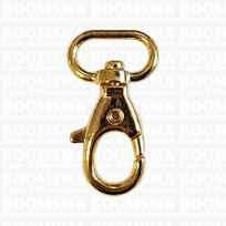 Swivel snap oval small 16 mm belt gold belt 16 mm, length 38 mm (ea)