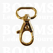 Swivel snap oval small 16 mm belt gold belt 16 mm, length 38 mm (ea) - pict. 1