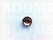 Synthetic crystal rivets large 16 mm round citrine (ea) - pict. 2