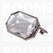 Synthetic crystal rivets large 16 × 26 mm rectangle clear (ea) - pict. 1
