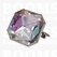Synthetic crystal rivets large 24 mm square rhinestone (ea) - pict. 1