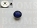 Synthetic crystal rivets large 25 mm round blue (ea) - pict. 2