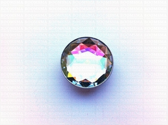 Synthetic crystal rivets large 25 mm round rhinestone (ea) - pict. 2