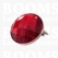 Synthetic crystal rivets large 25 mm round red - pict. 1