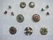 Synthetic crystal rivets small Ø 6 mm (per 10) red / rood - pict. 3