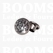 Synthetic crystal rivets small Ø 7 mm (per 10) clear / helder - pict. 1