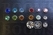 Synthetic crystal rivets small Ø 7 mm (per 10) clear / helder - pict. 2