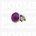 Synthetic stone rivets Ø 6 mm (per 10) purple / paars - pict. 1