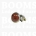 Synthetic stone rivets Ø 6 mm (per 10) medium brown / middelbruin - pict. 1