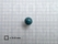 Synthetic stone rivets Ø 10 mm (per 10) turquoise / turquoise - pict. 2