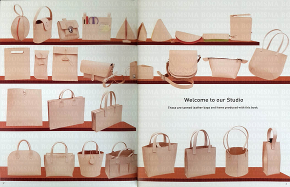 Tanned Leather Hand-Made Bags author: Pigpong (Yoko Ganaha, Piggy Tsujioka) pages: 136 + pattern pages - pict. 2