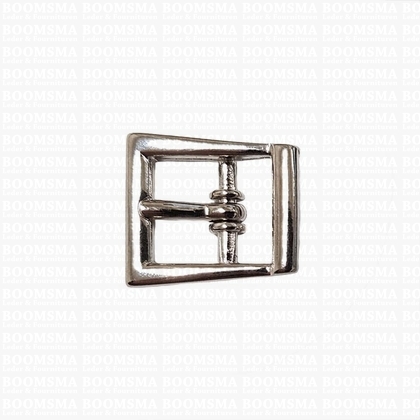bag buckle double deluxe silver coloured 16 mm  - pict. 1