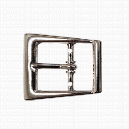 bag buckle double deluxe silver coloured 25 mm  - pict. 1