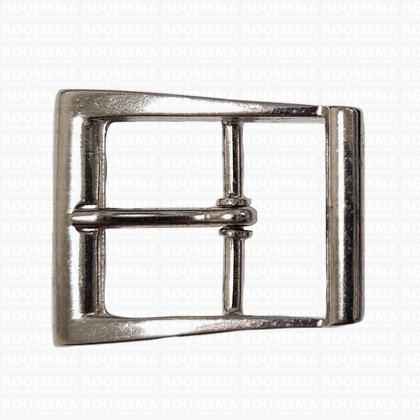 bag buckle double deluxe silver coloured 30 mm  - pict. 1