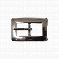 Bag buckle nickle small 15 mm silver per 10 pieces colour: silver