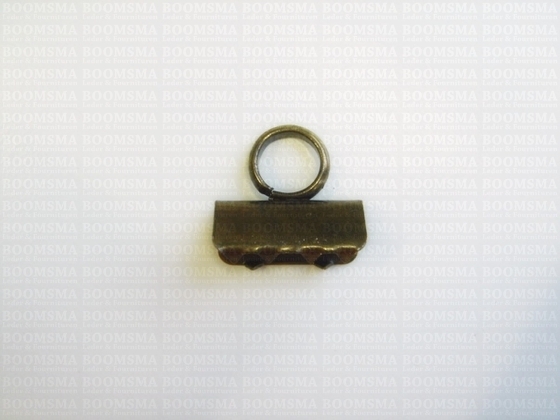 Bag handle holder small antique brass plated eye 9 mm, clip 20 mm (ea) - pict. 2