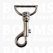 Bag swivel snap hook 30 mm belt silver belt 30 mm, length 68 mm (ea) - pict. 1