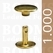 Rivets: Rivets 36 Double cap gold 36/10/2 per 1.000 - pict. 1