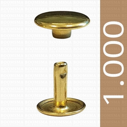 Rivets: Rivets 36 Double cap gold 36/10/2 per 1.000 - pict. 1