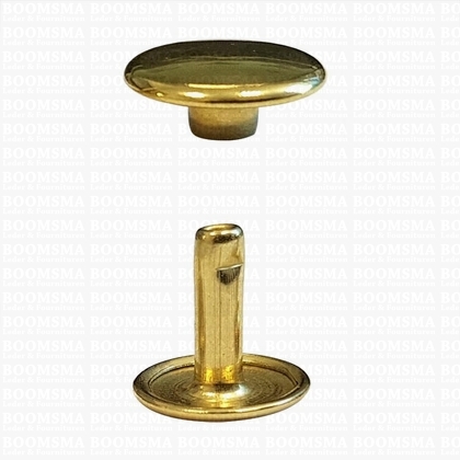 Rivets: Rivets 36 Double cap gold 36/10/2 per 100 - pict. 1