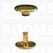 Rivets: Rivets 36 Double cap gold 36/8/2 per 100 - pict. 1