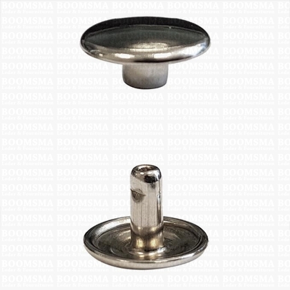 Rivets: Rivets 36 Double cap silver 36/8/2 per 100 - pict. 1