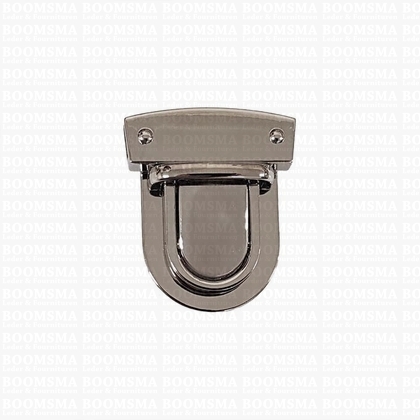 Tic tuc case clasp deluxe silver round large 3,57 cm wide - pict. 1