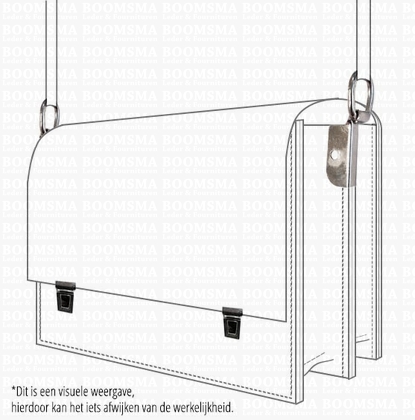 Tic tuc case clasp deluxe silver straight mini 17 mm x 25 mm - pict. 2