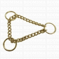 Triangle chain gold thickness Ø 2,0 mm, length of the chain 20 cm (Ø ring 19 mm) 