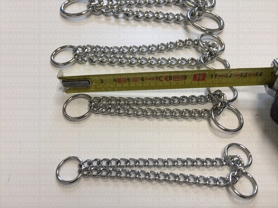 Triangle chain silver thickness Ø 2,0 mm, length of the chain 20 cm (inside ring Ø 19 mm) - pict. 2