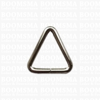 Triangular ring silver 25 × 27 × 27 mm, Ø 4 mm (per 10)