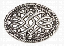 Trophy buckle 'The Celtic' series celtic filigree (80 × 55 mm)