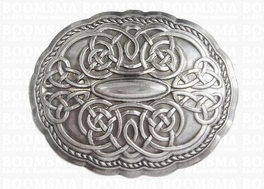 Trophy buckle 'The Celtic' series celtic oval rope edge (65 × 52 mm) *