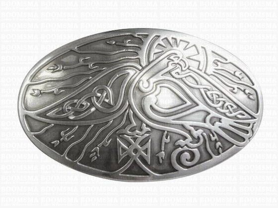 Trophy buckle 'The Celtic' series Celtic bird (85 × 54 mm) - pict. 1