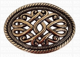 Trophy buckle 'The Celtic' series celtic filigree (80 × 55 mm)