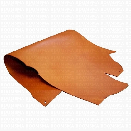 Veg-tan bend thick light brown / cognac Light brown/ cognac thickness 3,5 mm, length ± 130 cm, approx 2 m² - pict. 1