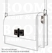 Turn-lock clasp deluxe simple silver 40 × 20 mm, square large (ea) - pict. 2