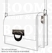 Turn-lock clasp deluxe simple silver 54 × 20 mm, (flipover 33 x 35 mm) (ea) - pict. 2